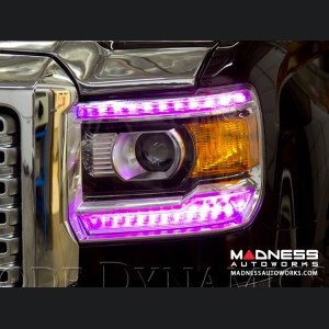 GMC Sierra Multicolor DRL LED Boards - Multicolor and White